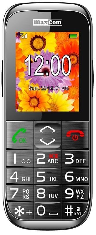 Maxcom MM720BB, Black цена и информация | Mobilie telefoni | 220.lv