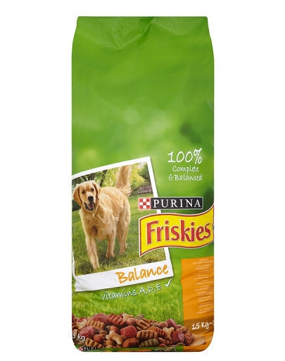 Sausā barība suņiem Friskies Balance ar vistu un dārzeņiem, 15 kg cena un informācija | Sausā barība suņiem | 220.lv
