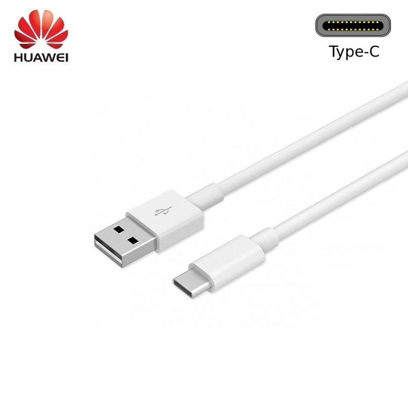 Huawei AP51 Universāls USB uz Type-C 3.1 Qualcom Quick Charge 3.0 & Datu Kabelis 1m Balts (OEM) цена и информация | Savienotājkabeļi | 220.lv