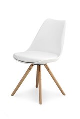 Комплект из 4 стульев Halmar K 201, белый цена и информация | Стулья для кухни и столовой | 220.lv