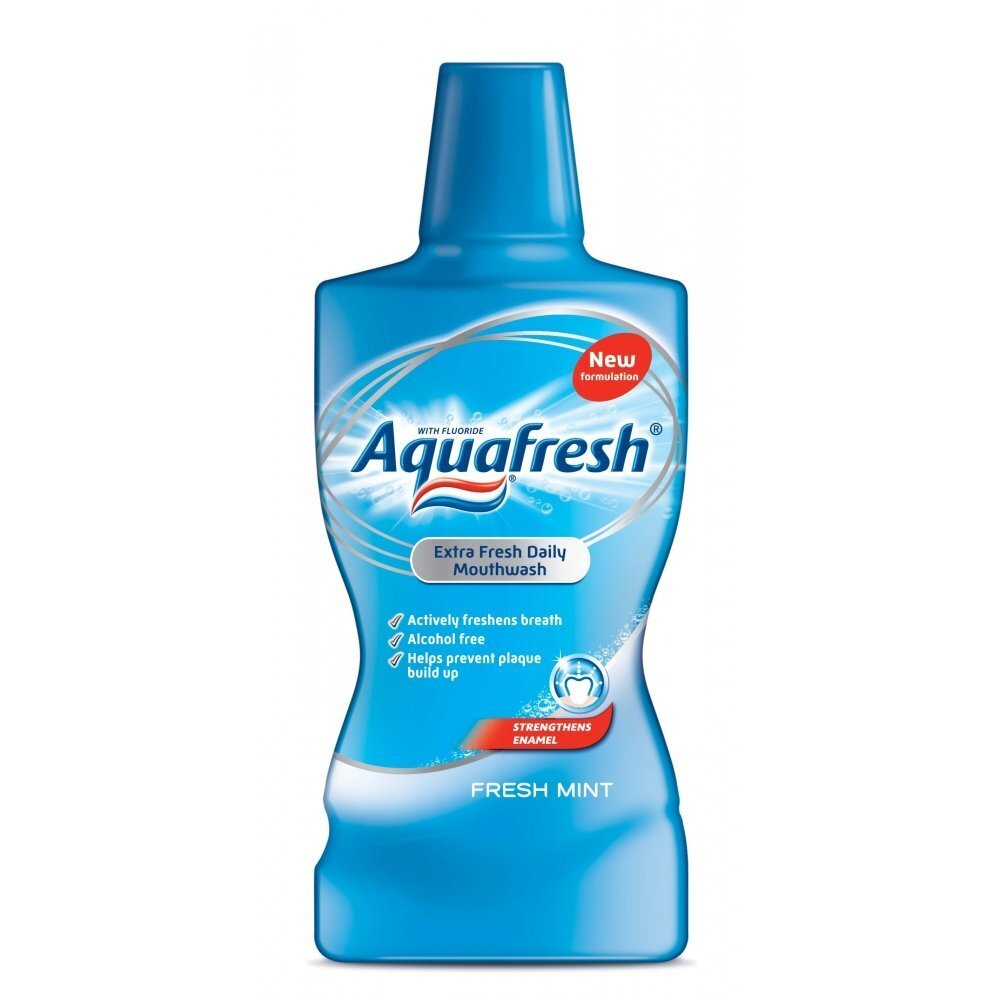 Aquafresh Extra Fresh Fresh Mint mutes skalošanas līdzeklis 500 ml цена и информация | Zobu pastas, birstes | 220.lv