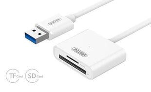UNITEK Y-9321 USB 3.0 SD / MICROSD kartes lasītājs cena un informācija | Adapteri un USB centrmezgli | 220.lv