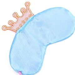 Cute Girl Travel Princess Crown Sleeping Eye Mask Eye Mask Nap Mask Acu maska (rozā + gaiši zila) - 2 gab. цена и информация | Зубные щетки, пасты | 220.lv