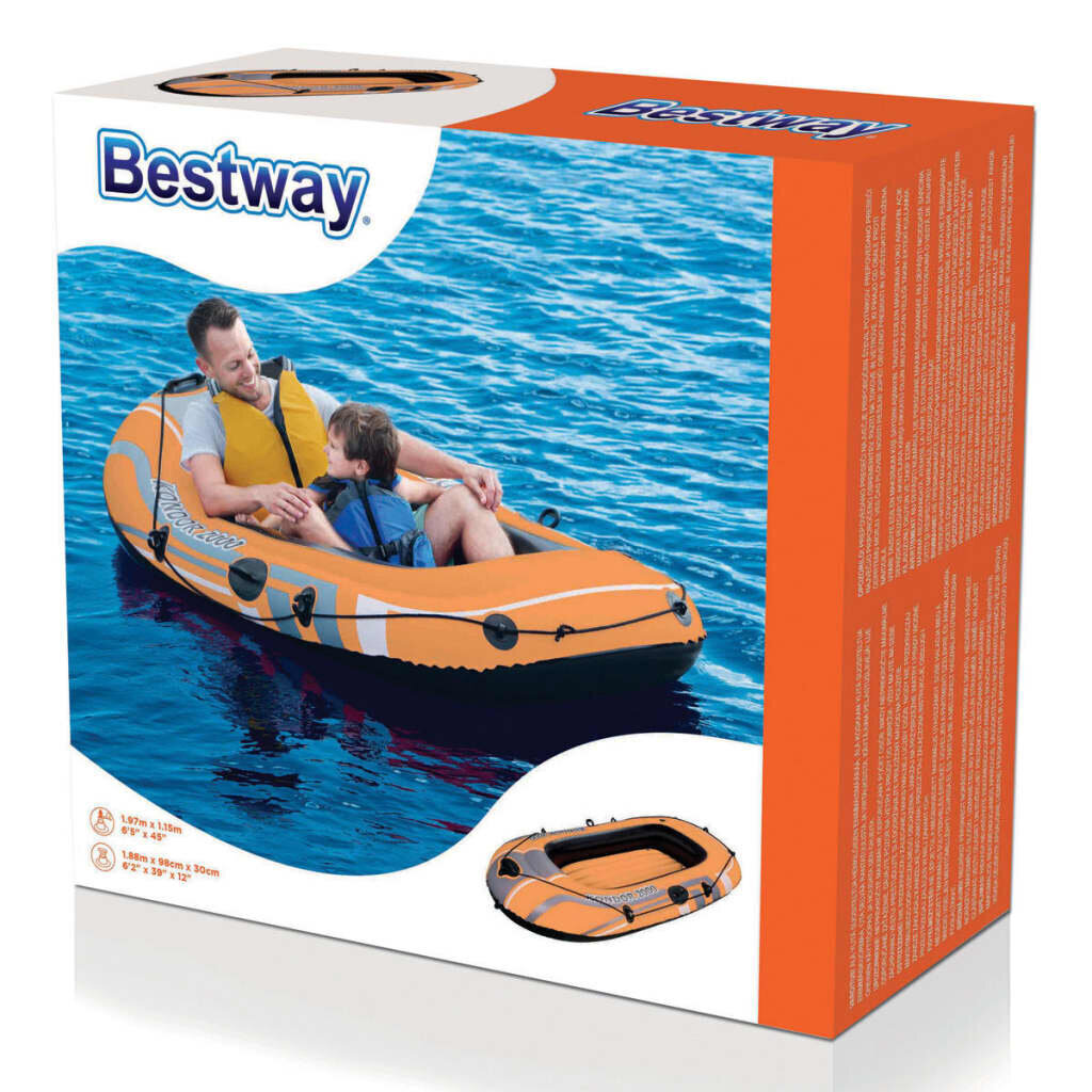 Piepūšamā laiva Bestway Kondor 2000, 61100 cena un informācija | Laivas un kajaki | 220.lv