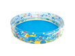 Piepūšamais bērnu baseins Bestway Deep Dive, 183x33 cm, caurspīdīgs/zils cena un informācija | Baseini | 220.lv