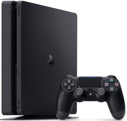 Sony Playstation 4 Slim 1TB (PS4) Black цена и информация | Игровые приставки | 220.lv