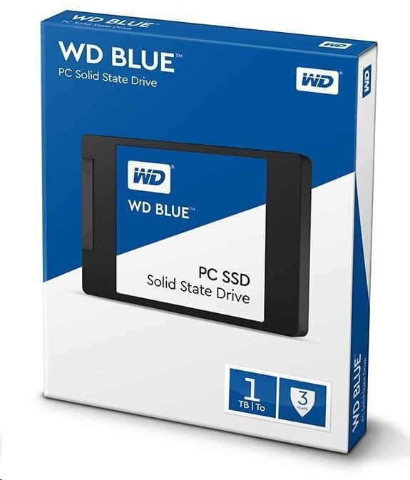 Western Digital WD Blue 500GB SATA 3 (WDS500G1B0A) cena un informācija | Iekšējie cietie diski (HDD, SSD, Hybrid) | 220.lv