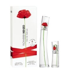 Komplekts Kenzo Flower By Kenzo: edp 50 ml +edp 15 ml cena un informācija | Sieviešu smaržas | 220.lv