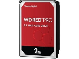 HDD SATA 2TB 6GB/S 64MB/RED PRO WD2002FFSX WDC цена и информация | Внутренние жёсткие диски (HDD, SSD, Hybrid) | 220.lv