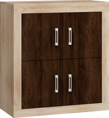 Шкафчик Verin 4D, цвет дуба/коричневый цена и информация | Шкафчики в гостиную | 220.lv