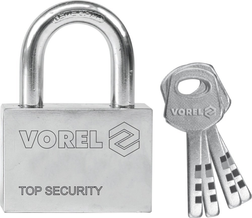 Piekaramā slēdzene Vorel 50mm cena un informācija | Durvju slēdzenes | 220.lv