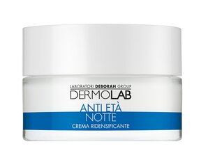 Ночной крем Deborah Dermolab Re-Densifying Anti-Aging Night SPF10 50 мл цена и информация | Наносите на чистую кожу лица. Подержите около 10-15 минут и смойте водой. | 220.lv