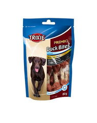Лакомство для собак TRIXIE Snacki Premio Duck Bites, 80 г цена и информация | Лакомства для собак | 220.lv