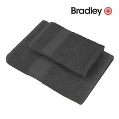Bradley Полотенце фроте,  50 x 70 см, темно-серое цена и информация | Полотенца | 220.lv