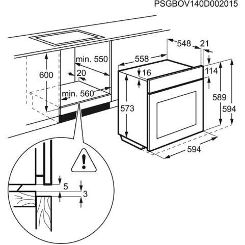 Electrolux EOB6631BOX cena un informācija | Cepeškrāsnis | 220.lv