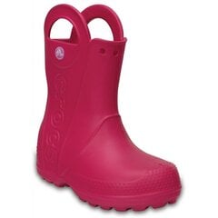 Crocs™ bērnu gumijas zābaki Kids' Handle It Rain Boot, rozā krāsā 23 890994601 cena un informācija | Gumijas zābaki bērniem | 220.lv