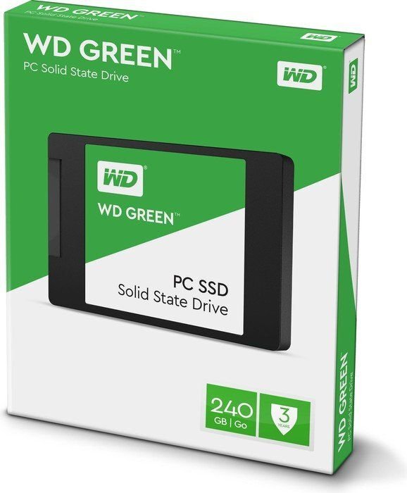 Western Digital Green 240GB SATA3 (WDS240G1G0A) цена и информация | Iekšējie cietie diski (HDD, SSD, Hybrid) | 220.lv