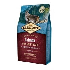 Sausā barība kaķiem Carni Love ar lasi, 6 kg cena un informācija | Sausā barība kaķiem | 220.lv