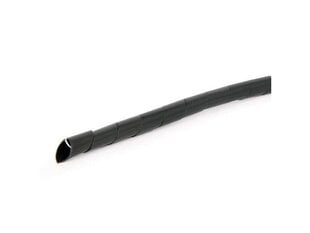 Gembird cable organizer - Spiral Wrapping Band, 10m, black, 12mm цена и информация | Кабели и провода | 220.lv