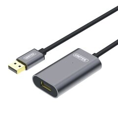 Unitek Cable USB 2.0 Active Extension, 5m, Alu., Y-271 cena un informācija | Kabeļi un vadi | 220.lv