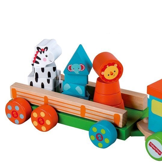 Koka vilciens Fisher Price Happy People 41200 cena un informācija | Rotaļlietas zīdaiņiem | 220.lv