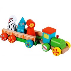 Деревянный поезд Fisher-Price цена и информация | Игрушки для малышей | 220.lv