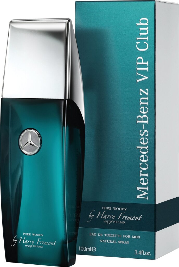 Tualetes ūdens Mercedes-Benz Vip Club Pure Woody by Harry Fremont edt 100ml цена и информация | Vīriešu smaržas | 220.lv
