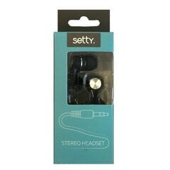 Setty X-Bass Black cena un informācija | Austiņas | 220.lv