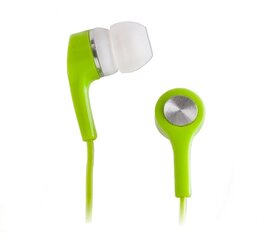 Setty wired earphones green цена и информация | Наушники | 220.lv