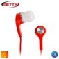 Setty wired earphones red цена и информация | Austiņas | 220.lv