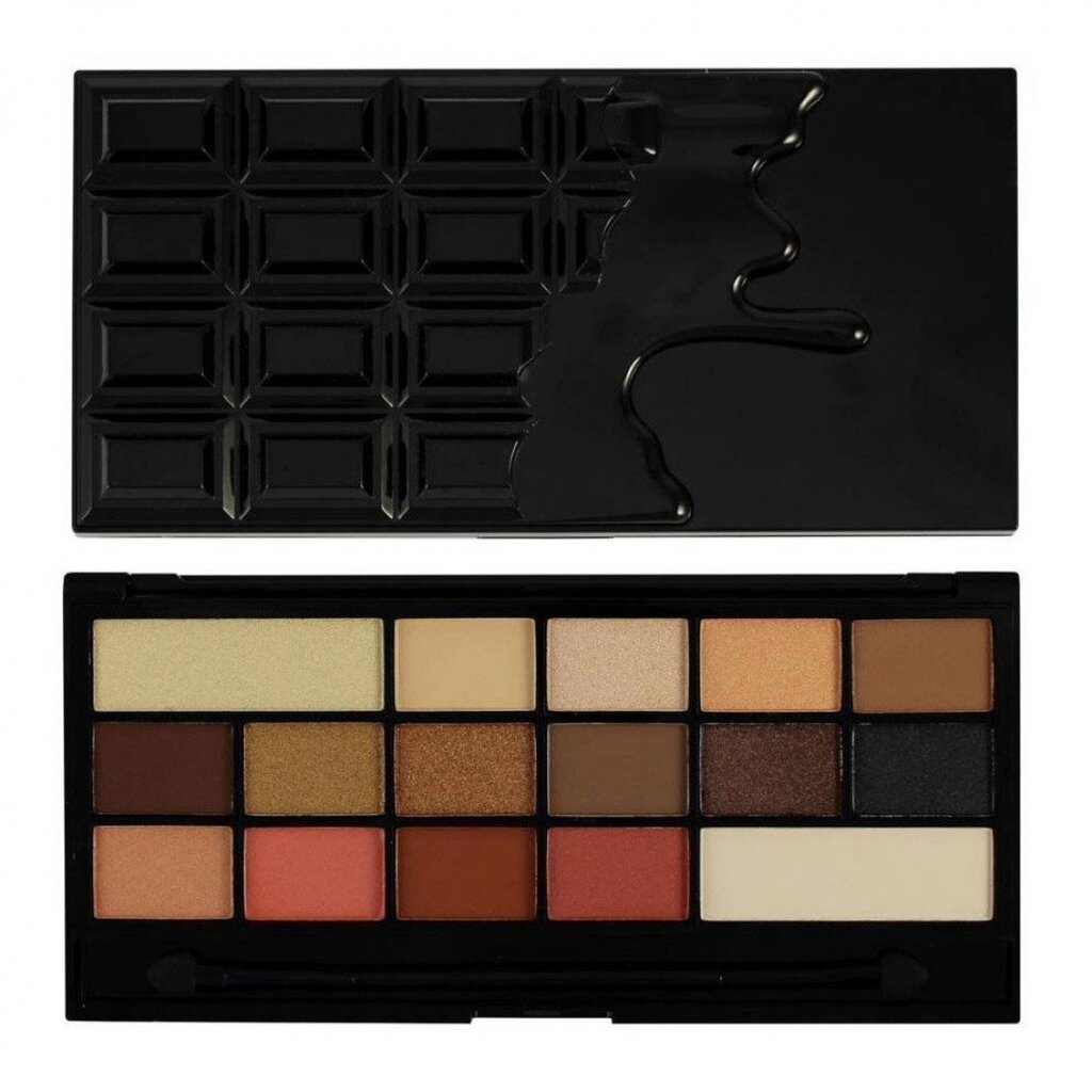 Acu ēnas Makeup Revolution London Heart Chocolate Vice 22 g cena un informācija | Acu ēnas, skropstu tušas, zīmuļi, serumi | 220.lv