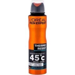 L´Oréal Paris izsmidzināms dezodorants for men Men Expert Thermic Resist 150 ml cena un informācija | Dezodoranti | 220.lv