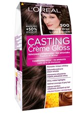 Matu krāsa L'Oreal Paris Casting Creme Gloss, 500 Light Brown цена и информация | Краска для волос | 220.lv