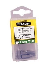 Uzgaļi TORX Stanley 1/4 T25 (25) 1-68-843 cena un informācija | Rokas instrumenti | 220.lv