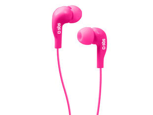 SBS TEINEARPL, pink цена и информация | Наушники с микрофоном Asus H1 Wireless Чёрный | 220.lv