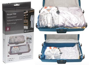 Вакуумные мешки для одежды, 2 шт. цена и информация | Мешки для одежды, вешалки | 220.lv