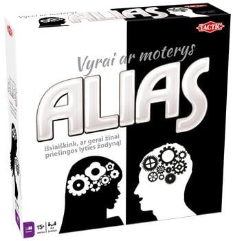 Настольная игра TACTIC Board Game Alias Women vs.Men (на литовском яз.) цена и информация | Настольные игры, головоломки | 220.lv