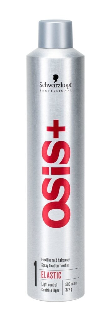 Matu laka Schwarzkopf Professional Osis+ Elastic, 500 ml cena un informācija | Matu veidošanas līdzekļi | 220.lv