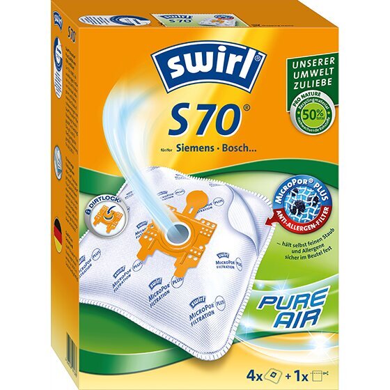 Swirl S70 цена и информация | Putekļu sūcēju piederumi | 220.lv