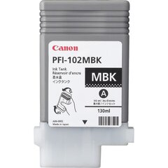 INK CARTRIDGE BLACK PFI-102MBK/0894B001 CANON цена и информация | Картриджи для струйных принтеров | 220.lv