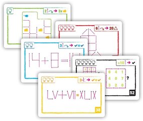 Spēle Logic Cards Matchsticks LT, LV, EEE цена и информация | Настольные игры, головоломки | 220.lv