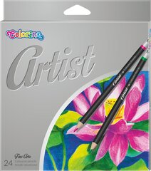 Цветные карандаши Colorino Artist, 24 шт. цена и информация | Принадлежности для рисования, лепки | 220.lv