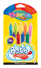 Карандаши для ванной комнаты Colorinos, 9 цветов цена и информация | Игрушки для малышей | 220.lv