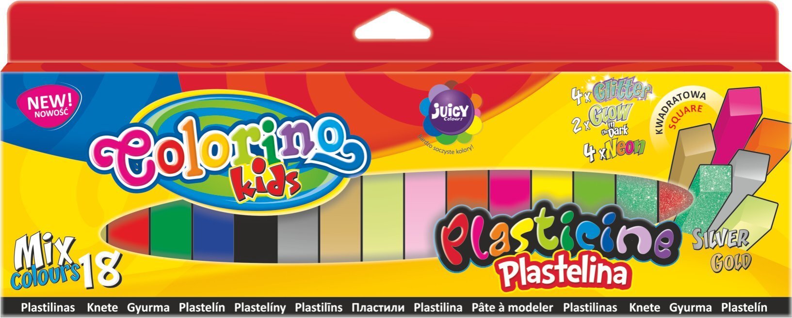 Plastilīns Colorino, 18 krāsas cena un informācija | Modelēšanas un zīmēšanas piederumi | 220.lv