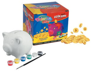 Копилка - поросенок Colorino Creative 6 цветов цена и информация | Развивающие игрушки | 220.lv
