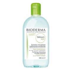 Attīrošs micelārais ūdens Bioderma Sebium H2O, 500 ml цена и информация | Средства для очищения лица | 220.lv