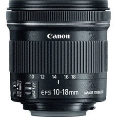 CANON EF-S 10?18 mm f/4.5?5.6 IS STM cena un informācija | Objektīvi | 220.lv
