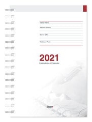 Blociņš-papildināms kalendārs Timer Spirex Day 2021. gads, A5, 2417350000 cena un informācija | Kalendāri, piezīmju grāmatas | 220.lv