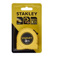 Рулетка Stanley 0-30-487, 3 м цена и информация | Механические инструменты | 220.lv