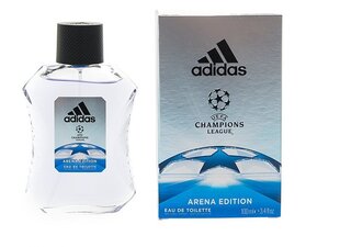 Туалетная вода Adidas UEFA Champions League Arena Edition edt 100 мл цена и информация | Мужские духи | 220.lv